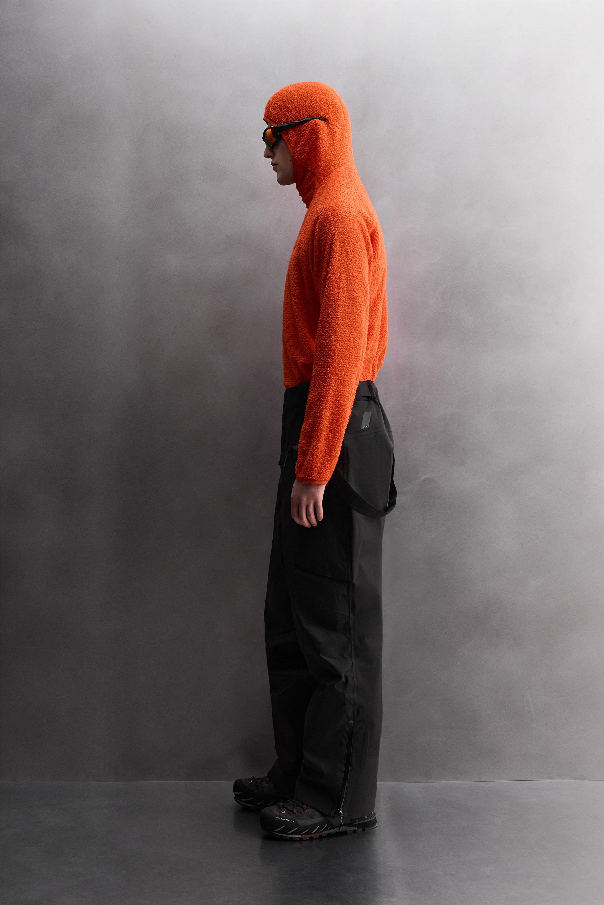 TEXTURED SKI FLEECE HOODIE